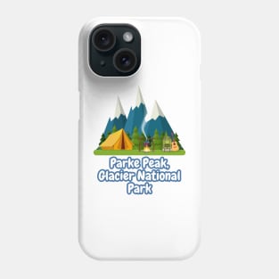 Parke Peak, Glacier National Park Phone Case