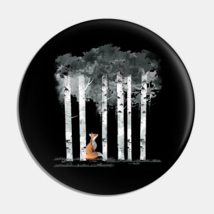 Birch Tree Forest 4 Pin