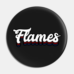 Flames - Liberty University Pin