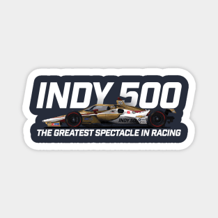 Indy Greatest Spectacle (white text) Magnet