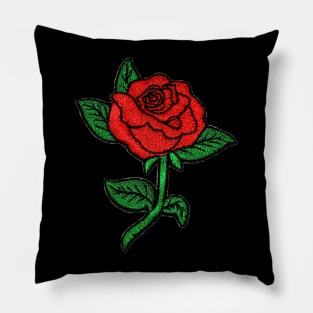 Rose Patch Pillow