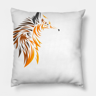 Tribal fox Pillow