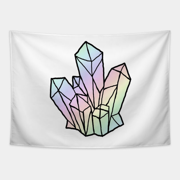 Rainbow Crystals Tapestry by Kyko619