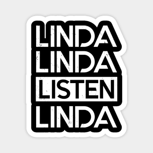 Lind Linda Listen Magnet