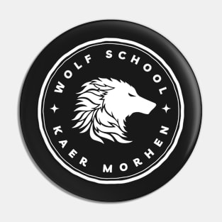 Wolf School - Kaer Morhen - Black - Fantasy - Witcher Pin