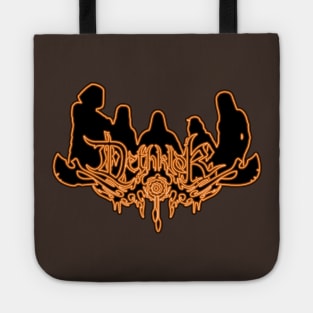 Orange Neon Sign Dethklok Tote