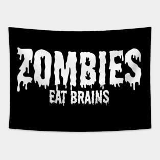 Zomies eat brains Tapestry