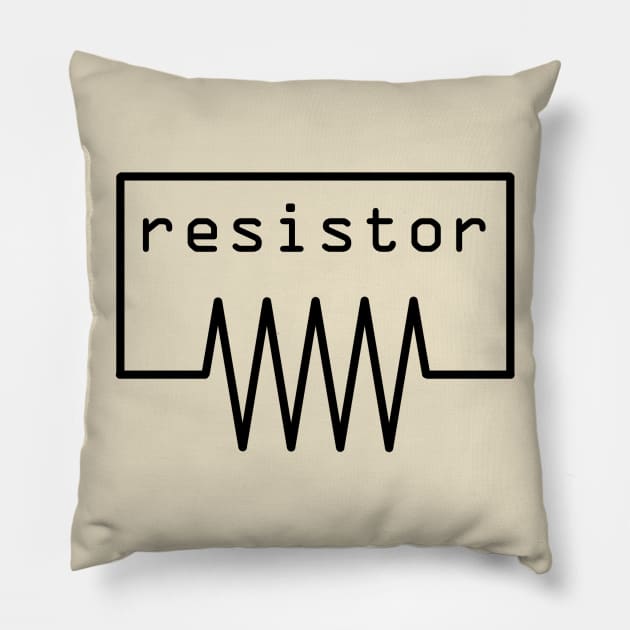 b-resistor Pillow by Jared1084