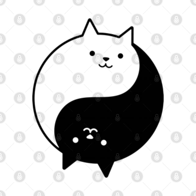 Yin Yang Kittens by Three Meat Curry