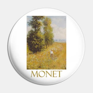 Paysage Pres de Giverny by Claude Monet Pin