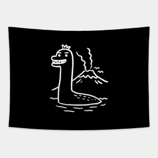 Dinosaur: prince ( Black ) Tapestry