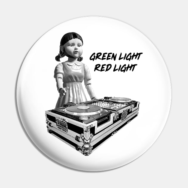 Green Light Red Light Pin by Ferrazi