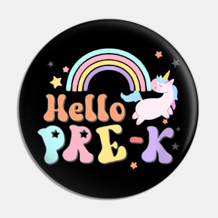 Pre K Unicorn Team Back To School Teacher Girl Boy Kid Pin