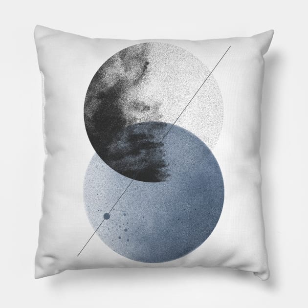 Cosmos graphics art Pillow by Natalatrala