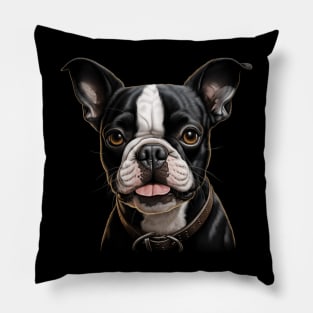 Cute Boston Terrier Lovers Dogs Boston Terrier Pillow