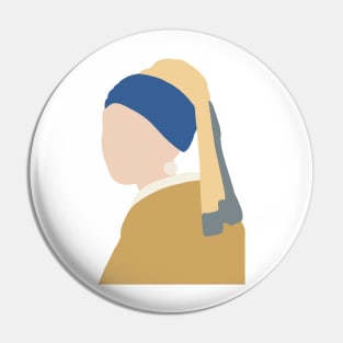 Girl with the pearl earring Pin