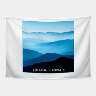 Dawn in Helambu, Nepal Tapestry