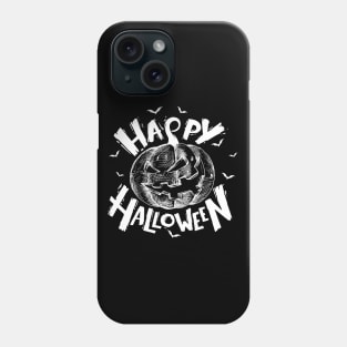 Halloween Scary Evil Pumpkin Funny Pumpkin Head Phone Case