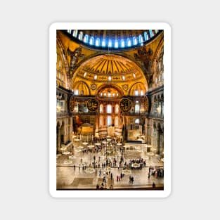 Turkey. Istanbul. Hagia Sophia. Interior. Magnet