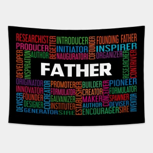 Fathers Day, Dad, Daddy, Father, Birthday Tapestry