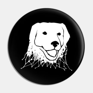 Abstract Dog Art Pin