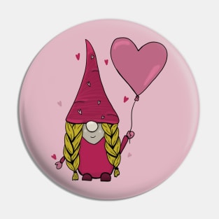 Love gnome Pin