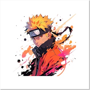 Naruto Uzumaki wall art shippuden akatsuki chibi anime wall décor