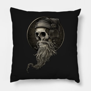 Viking Vintage Skull Beard with Headphone Pillow