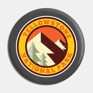 Yellowstone National Park Retro Pin