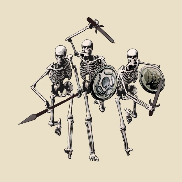 Skeleton Charge by LordNeckbeard