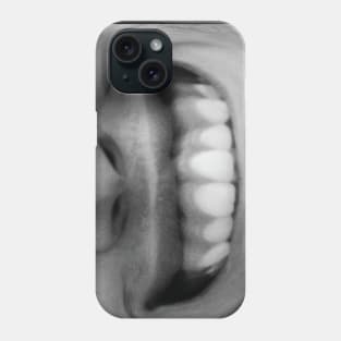 silly smile face mask for men |  funny face mask with mouth | face mask funny design Phone Case