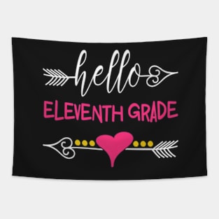 Heo Eeventh Grade Teacher Kids Back to Schoo 11th Premium Tapestry