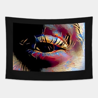 Squinting Eye of chitin jewel Tapestry