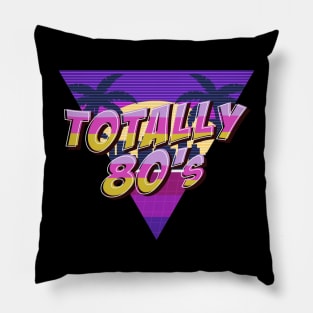 Totally 80s Vaporwave Aesthetic Retro Nostalgic Gift Pillow