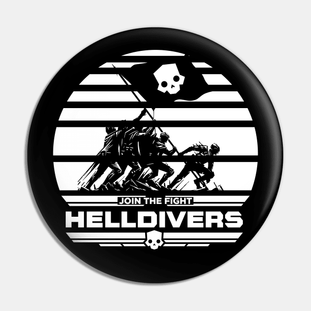 Helldivers join the fight Pin by jorgejebraws