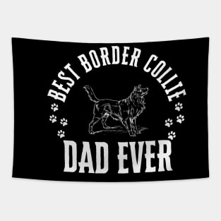 Best Border Collie Walker Ever Funny Quote Vintage Tapestry