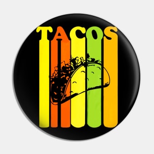 Kids Retro Vintage Novelty Taco Pin