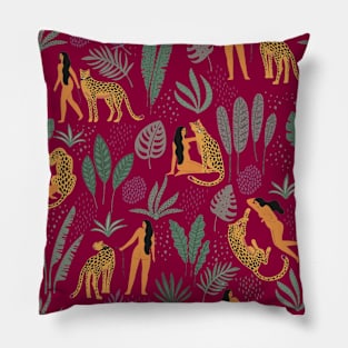 Leopard Garden Pillow