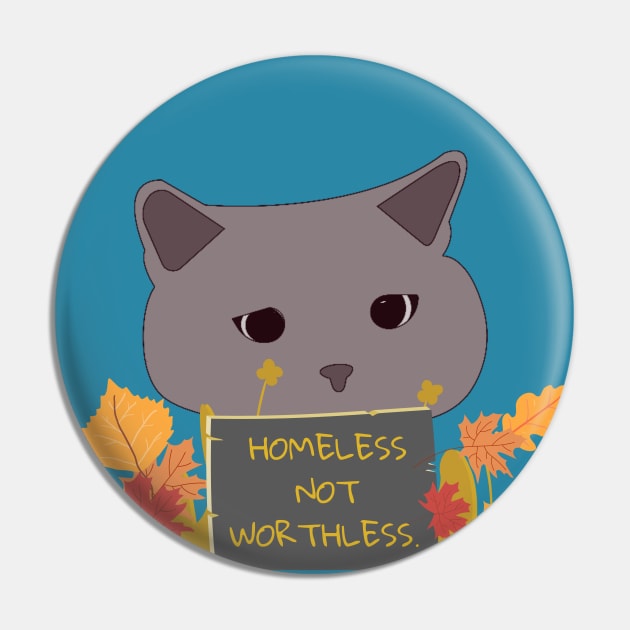 HOMELESS NOT WORTHLESS CAT AUTUMN LEAVES Pin by DAZu