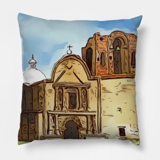 Mission San José de Tumacácori in Arizona Pillow