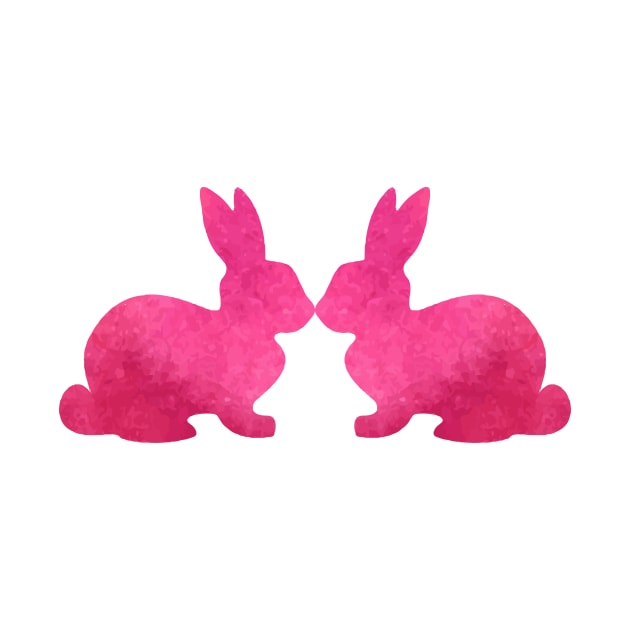 Pink Bunny Rabbit by Teezer79