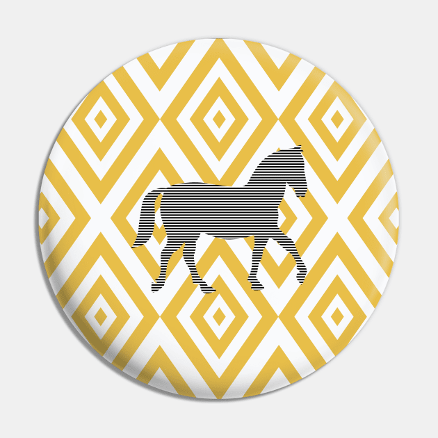 Horse - abstract geometric pattern - beige. Pin by kerens