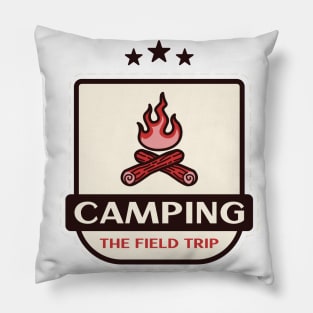 Camping the field trip Pillow