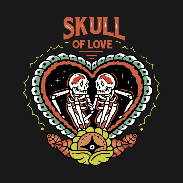 Skull of Love by hlf design