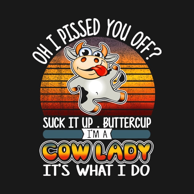 cow lady cow crazy by Xonmau