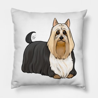 Dog - Silky Terrier - Black and Tan Pillow