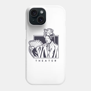 Noh theater, Onnamen performer Phone Case