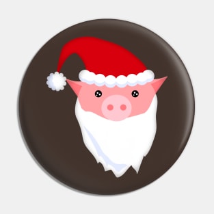 Christmas pig Pin