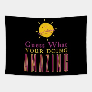 Guess What Your Doing Amazing Tapestry