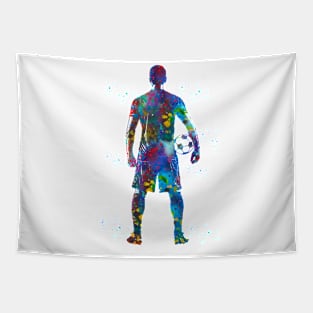 Soccer Player Tapestry